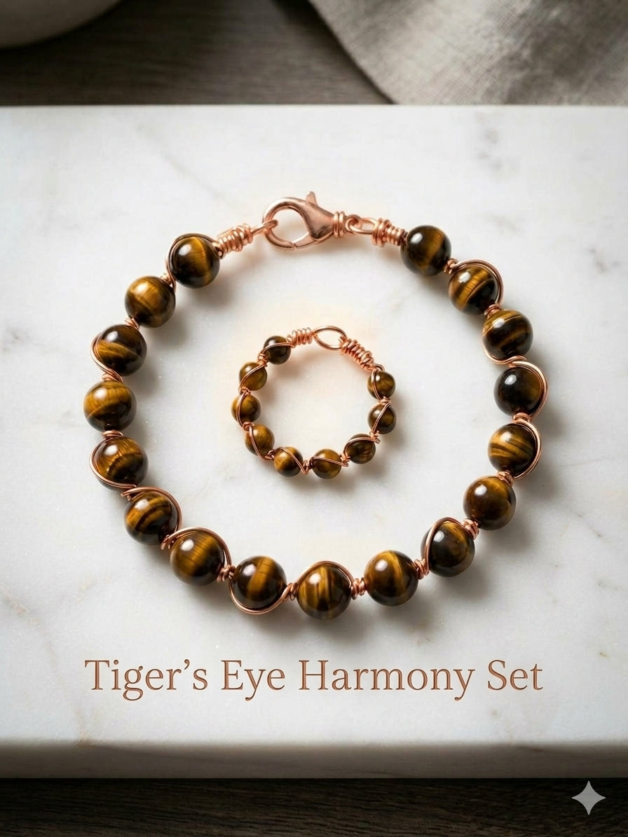 Tigers Eye Harmony set